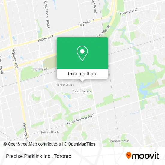 Precise Parklink Inc. map