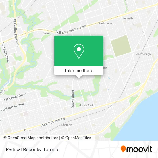 Radical Records map