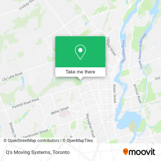 Q's Moving Systems map