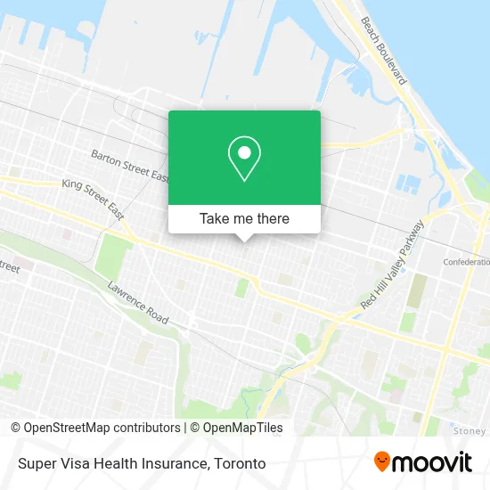 Super Visa Health Insurance map