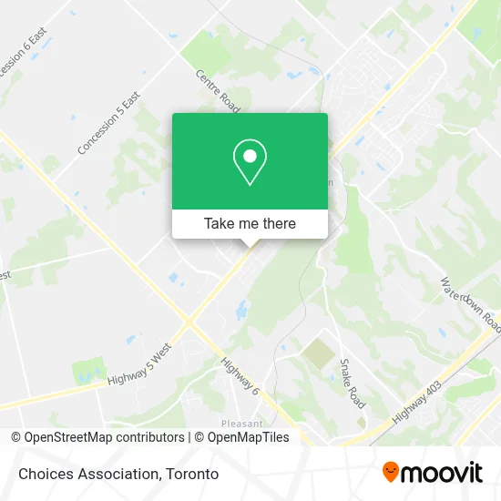 Choices Association map