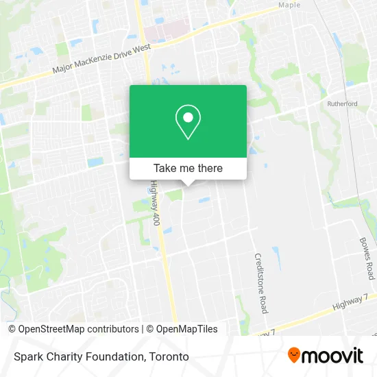 Spark Charity Foundation map