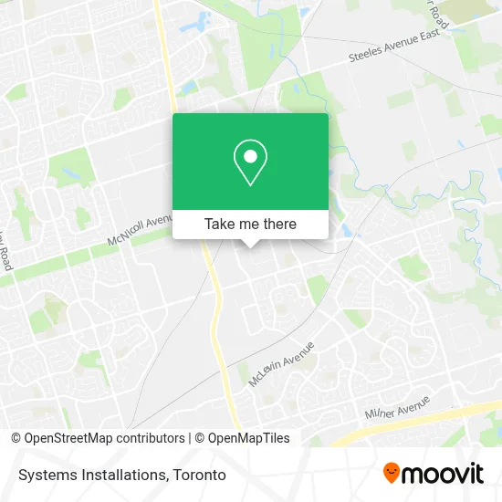 Systems Installations map