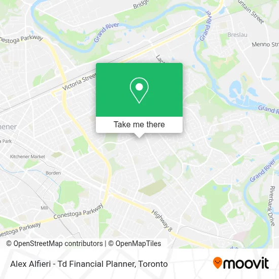 Alex Alfieri - Td Financial Planner map