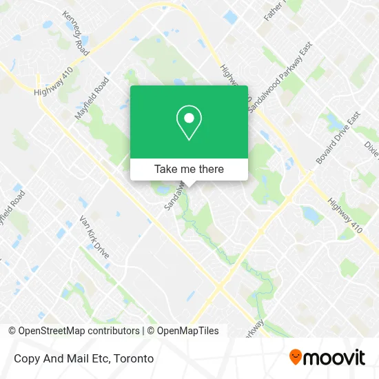 Copy And Mail Etc map