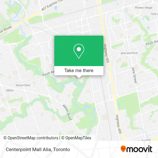Centerpoint Mall Alia map