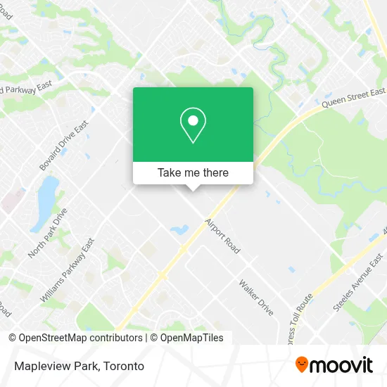 Mapleview Park map