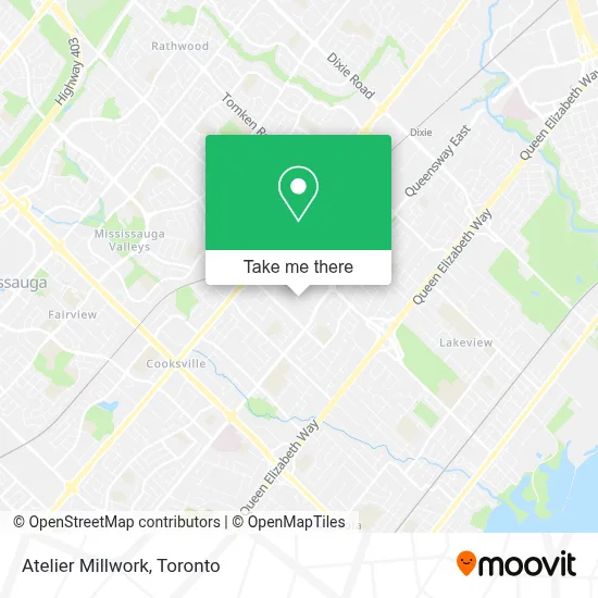 Atelier Millwork map