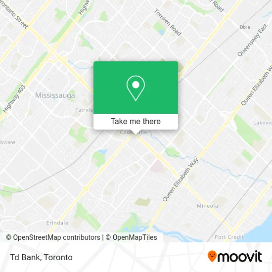 Td Bank map