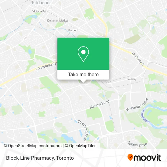 Block Line Pharmacy map