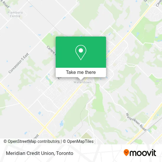 Meridian Credit Union map