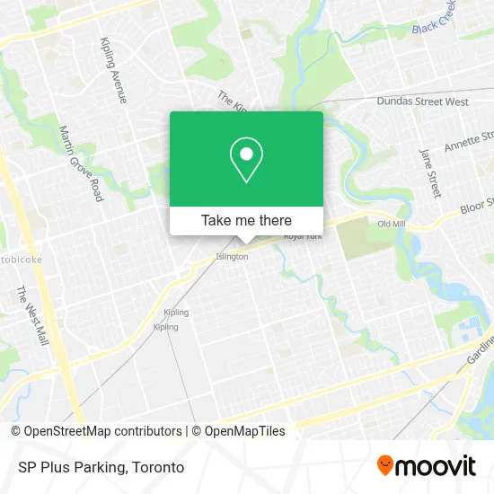 SP Plus Parking map