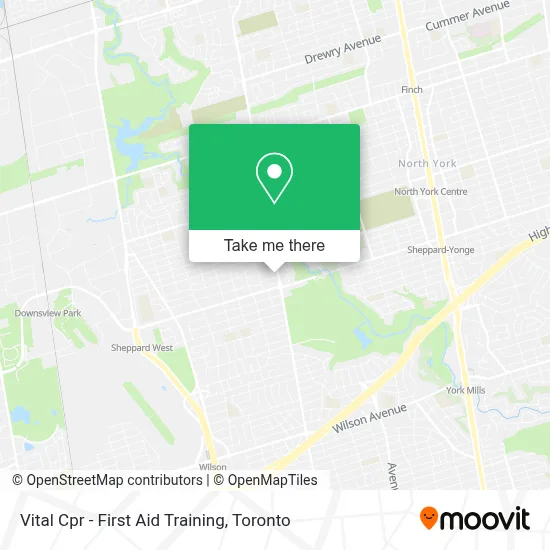 Vital Cpr - First Aid Training map