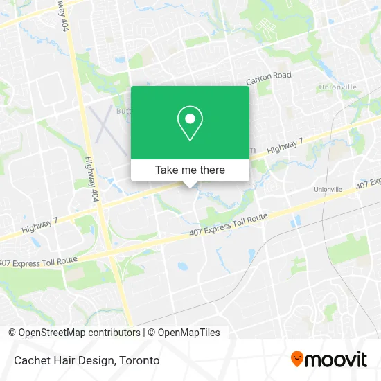 Cachet Hair Design map