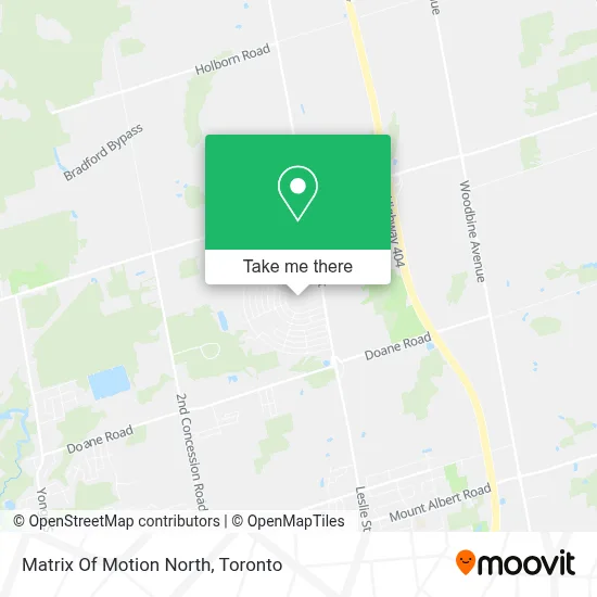 Matrix Of Motion North map