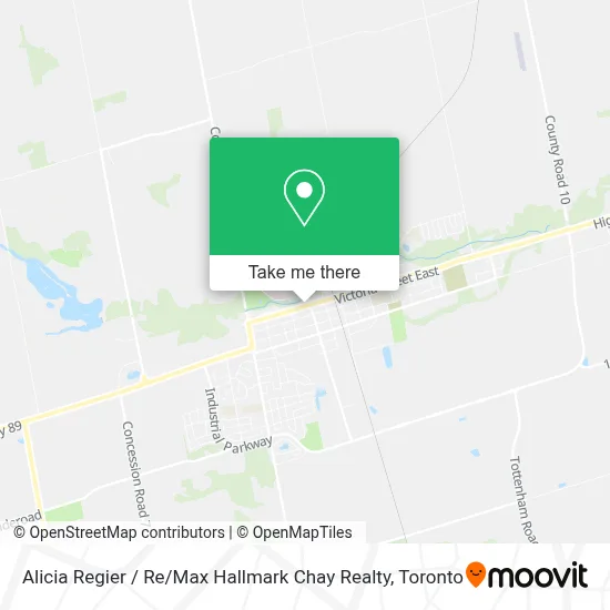 Alicia Regier / Re / Max Hallmark Chay Realty map