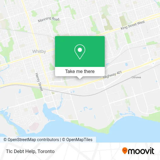Tlc Debt Help map