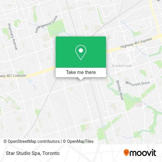 Star Studio Spa map
