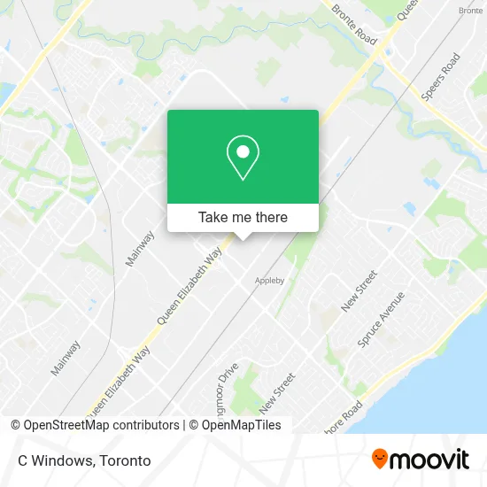 C Windows map