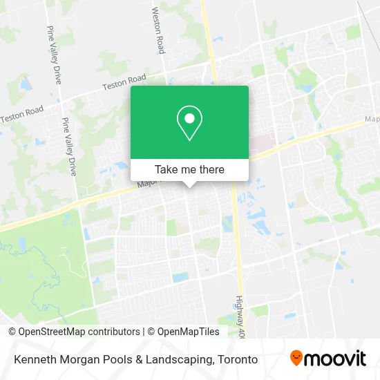 Kenneth Morgan Pools & Landscaping map