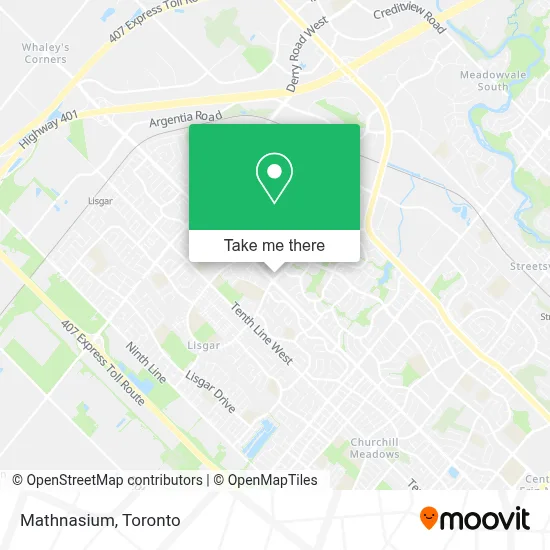 Mathnasium map