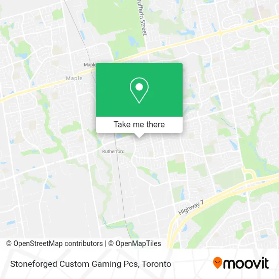 Stoneforged Custom Gaming Pcs map
