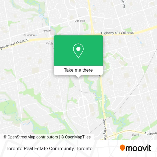 Toronto Real Estate Community map