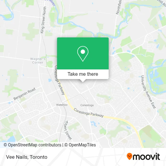 Vee Nails map