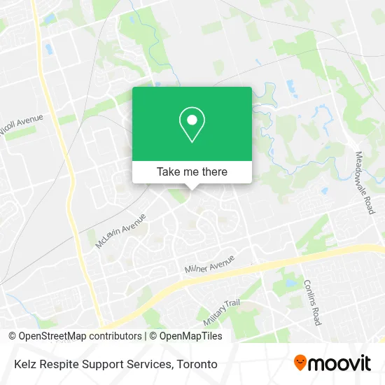 Kelz Respite Support Services map