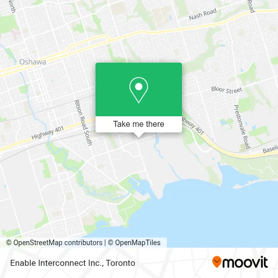 Enable Interconnect Inc. map