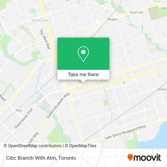 Cibc Branch With Atm map