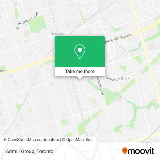 Admill Group map
