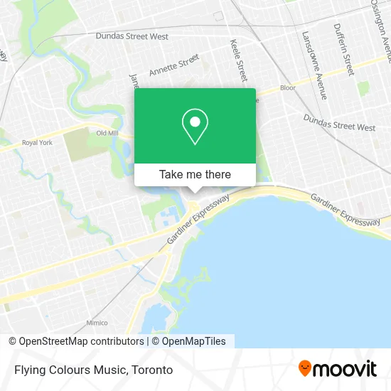 Flying Colours Music map