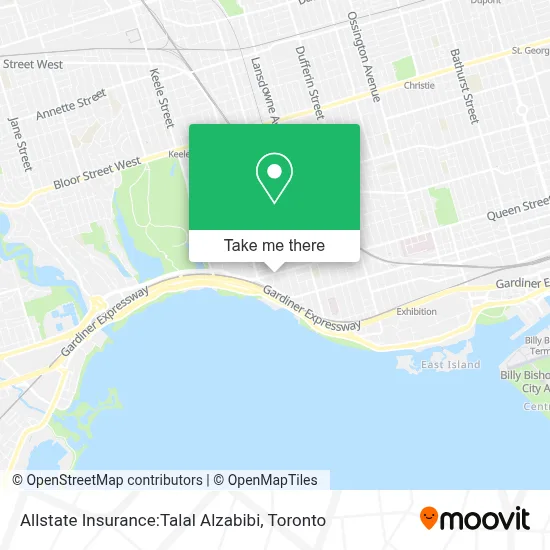 Allstate Insurance:Talal Alzabibi map