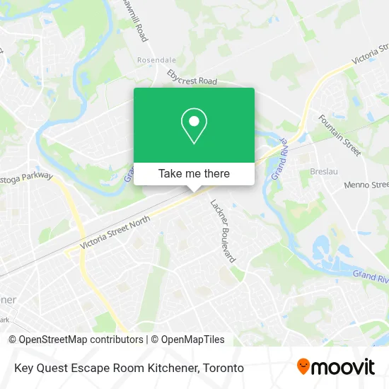 Key Quest Escape Room Kitchener map