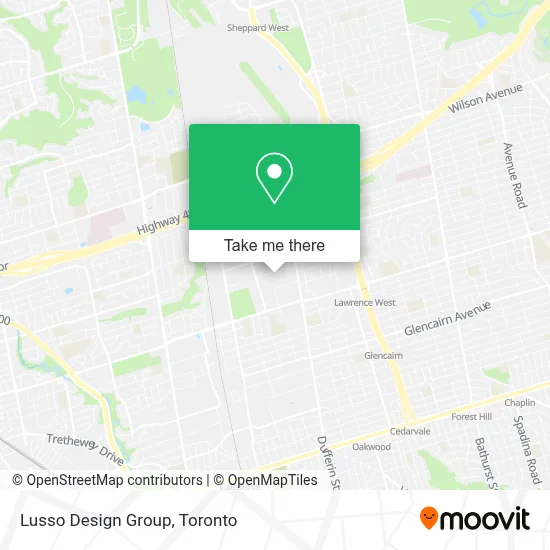 Lusso Design Group map
