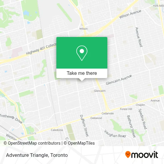 Adventure Triangle map