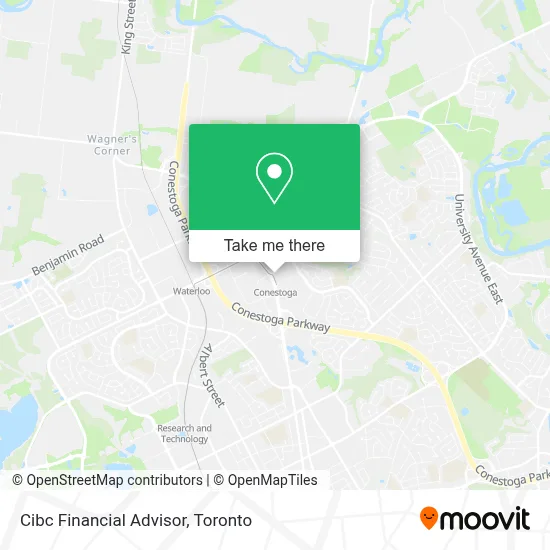 Cibc Financial Advisor map