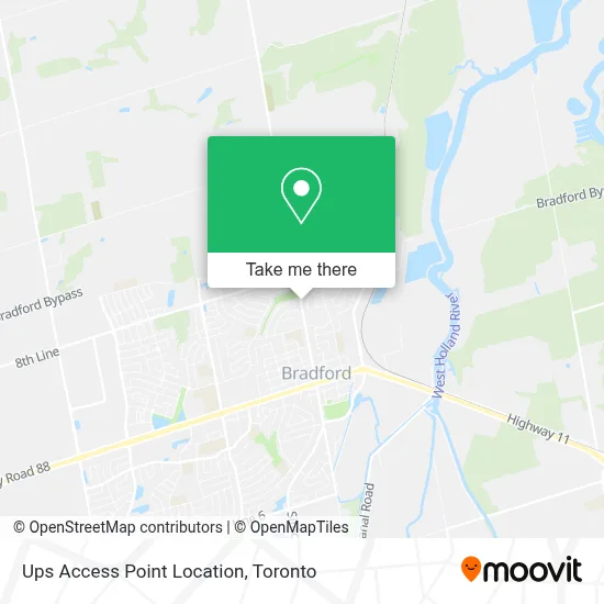 Ups Access Point Location map