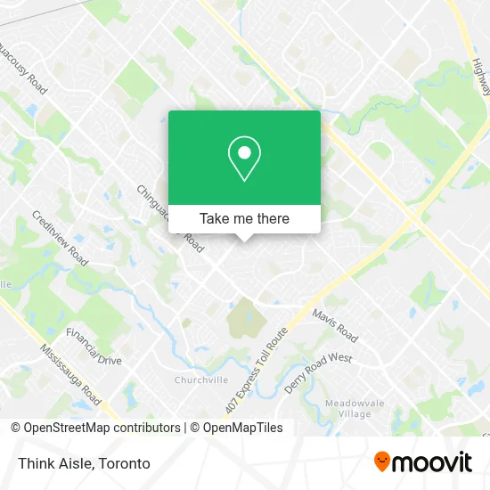 Think Aisle map