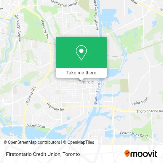 Firstontario Credit Union map