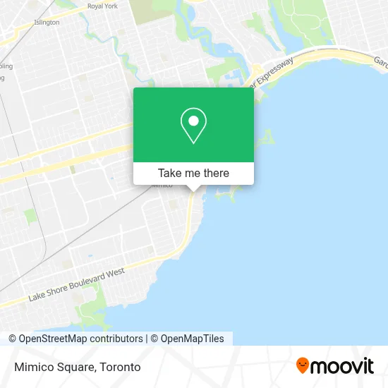 Mimico Square map