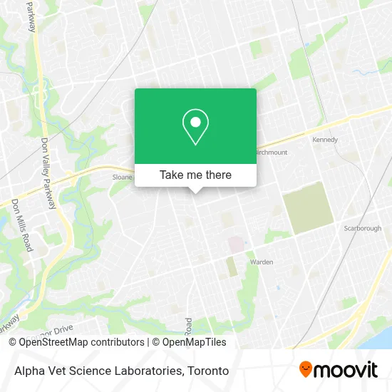 Alpha Vet Science Laboratories map