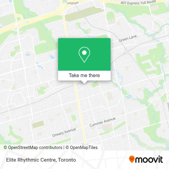 Elite Rhythmic Centre map
