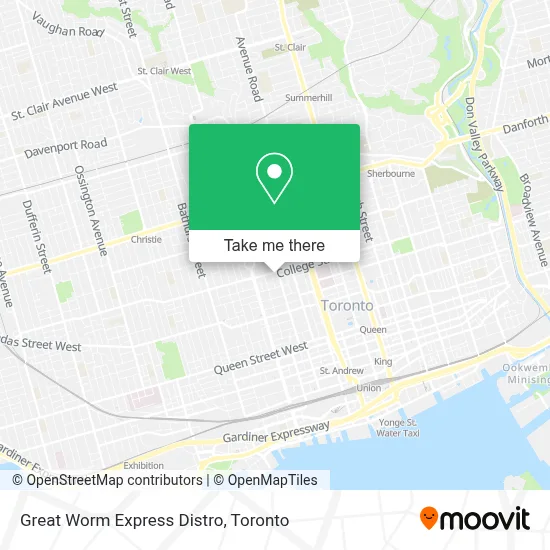 Great Worm Express Distro map