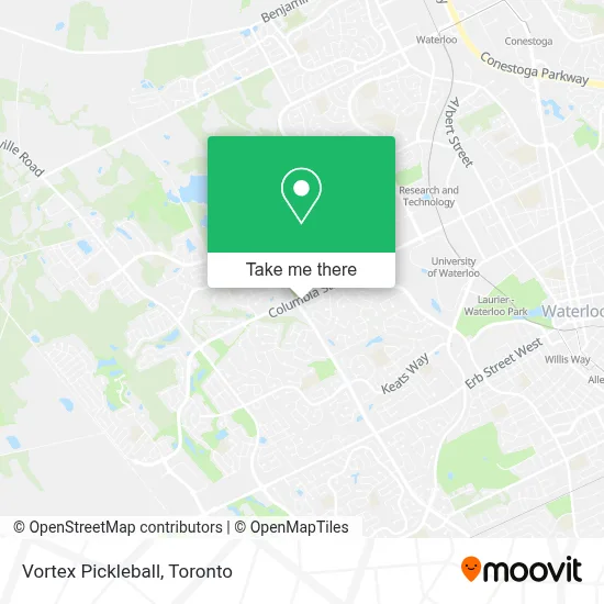 Vortex Pickleball map
