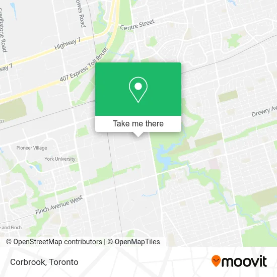 Corbrook map