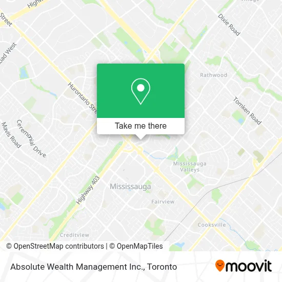 Absolute Wealth Management Inc. map