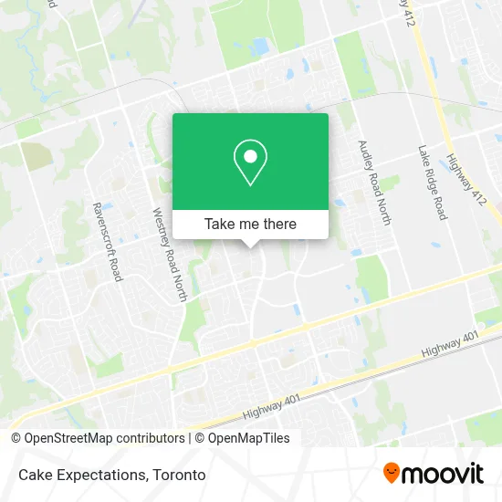 Cake Expectations map