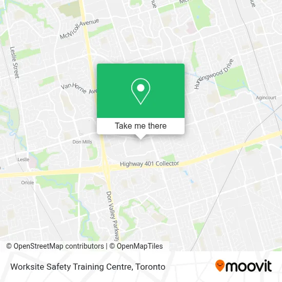 Worksite Safety Training Centre map